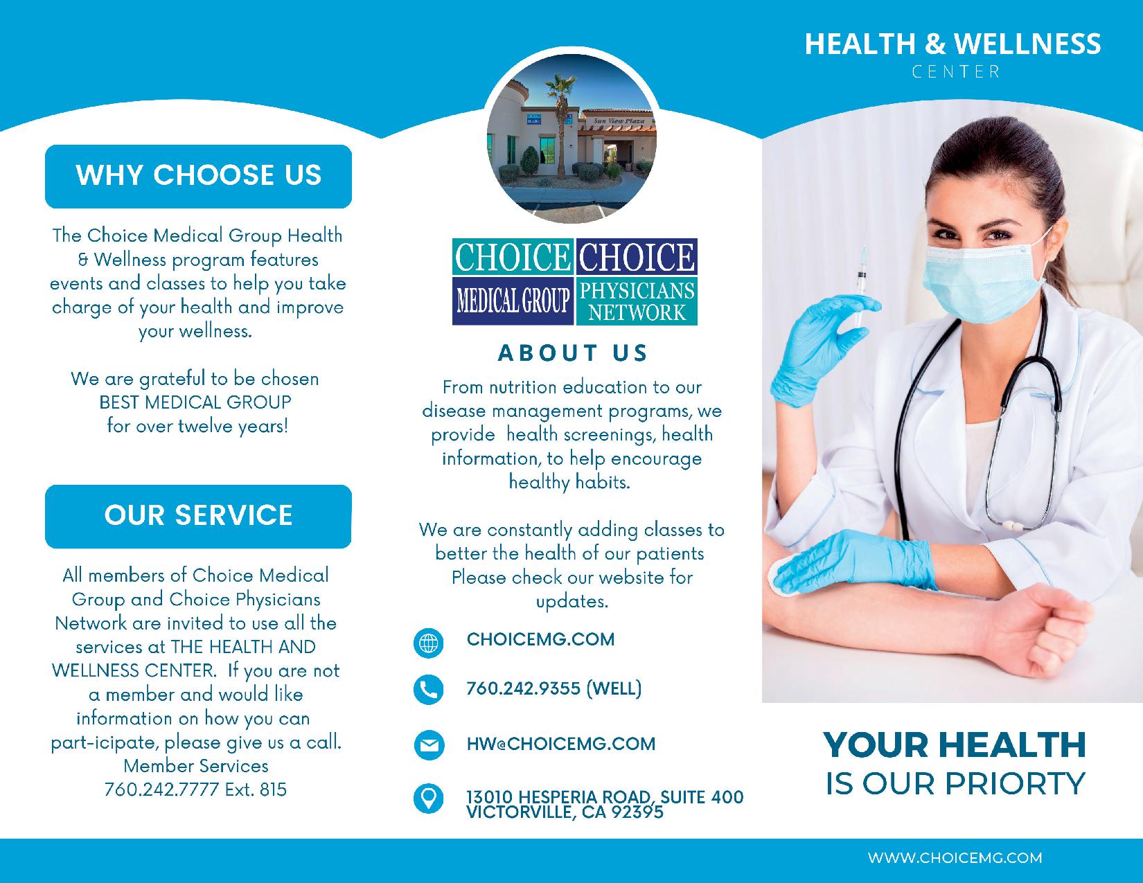 Health & Wellness – Choice Medical Group